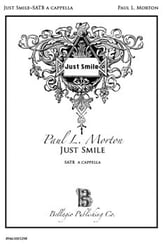 Just Smile SATB choral sheet music cover